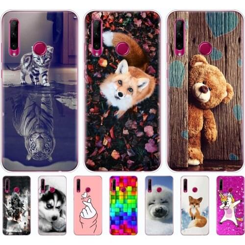 Silicon case on Honor 20 Case Soft TPU Back Cover Phone For Huawei Honor 20 Pro Lite Honor20 YAL-L21 YAL-L41 Luxury Coque bumper