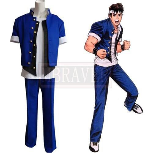 The King of Fighters KOF Shingo Yabuki Cos Cosplay Costume Party Christmas Halloween Custom Made Any Size