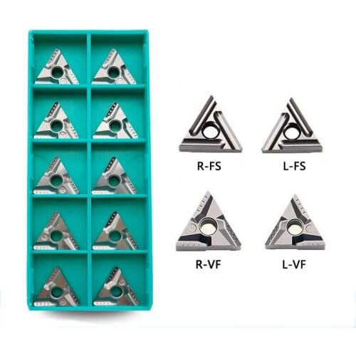 L-VF/R-VF/R-FS/L-FS High-Quality Carbide Inserts TNMG160404L TNMG160404R TNMG Triangular Slotted Cermet Blades CNC Lathe Tool