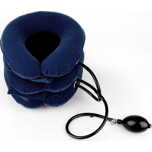 Neck Stretcher Inflatable Air Neck Traction Apparatus Device Neck Traction Pillow for Home Use Relief for Chronic Shoulder Pain