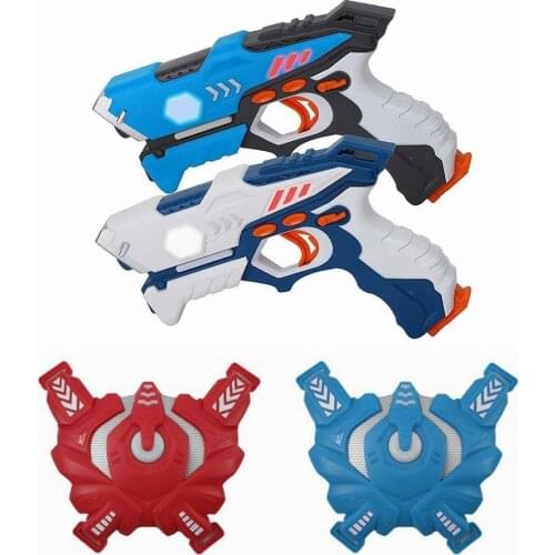 New Infrared Laser Tag Electric Light Toy Guns Blaster Laser Battle Set Parent-Child Interaction Game for Kids Adults Sports Gun