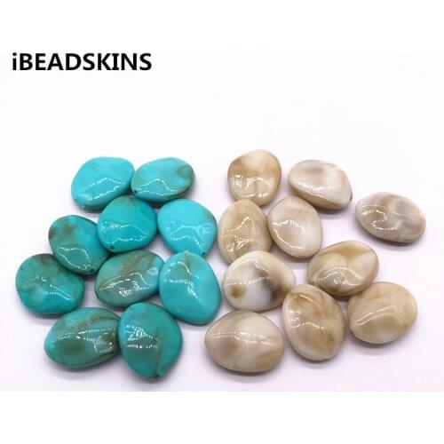 New arrival! 28x21mm 150pcs Acrylic marble effect oval-shape beads for Earring parts,jewelry findings Accessories DIY