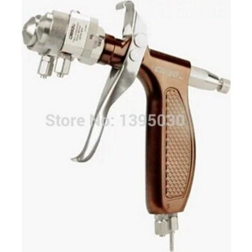 Automatic Double Head Paint Spray Gun with Anti-corrosion 316 Stainless Steel Dual Head Air Spray Gun