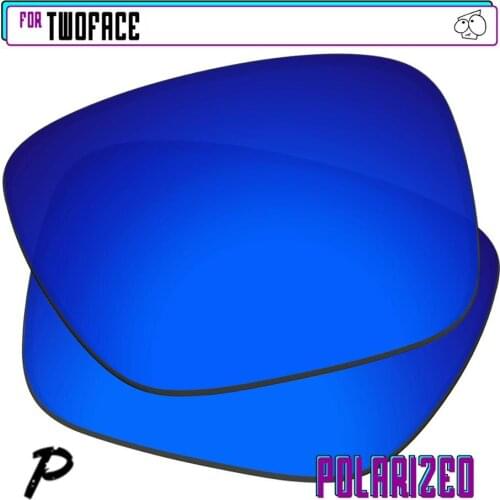 EZReplace Polarized Replacement Lenses for - Oakley TwoFace Sunglasses - Navy P