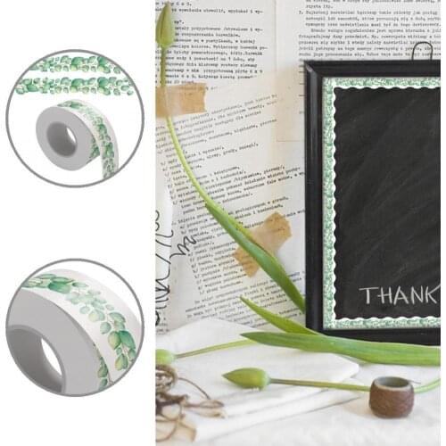 Eye-catching Sturdy Self-adhesive Eucalyptus Leaves Sticker for Kids