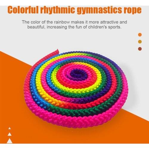 Sports Training Aerobics Skipping Cord Gymnastics Rope Rhythmic Jumping Exercise children women home office school body shaping