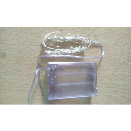 3M 10FT 30 LEDS 5V string Silver Copper Wire LED light great for decorating bedroom party garden etc