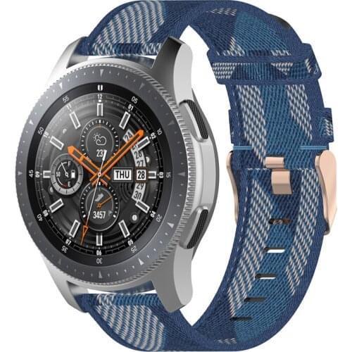 Woven Nylon Watchband 22MM for Xiaomi Color/ Garmin Vivoactive/Samsung Galaxy/HUAWEI Honor Magic Watch Wrist Strap