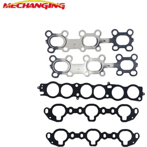 VQ23DE For NISSAN TEANA J31Z 2.3L V6 24V Intake Exhaust Manifold Engine Rebuild Kits Engine Parts Auto Parts Engine Gasket