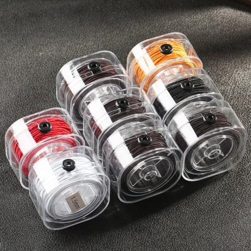 0.8/1/1.2/1.5mm Round Elastic Stretch Elastic Thread Cord with Box Beading Rope String for Necklace Bracelet Jewelry Making