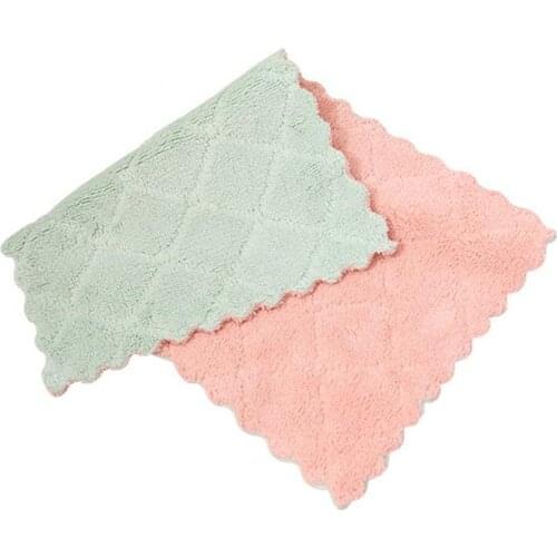 1pcs Home Cleaning Rags Absorbent Household Dish Towel Kitchen Accessories Oil And Dust Wipe Clean Cloth Oil-free Lint-free
