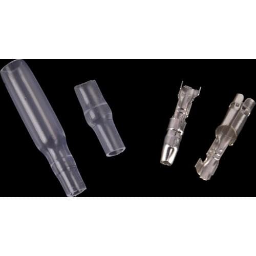 10 x Electrical Wire Connector Diameter Pin Set 4mm Male&Female Terminal Connector +Female&Male Sheath) Bullet Terminal Car