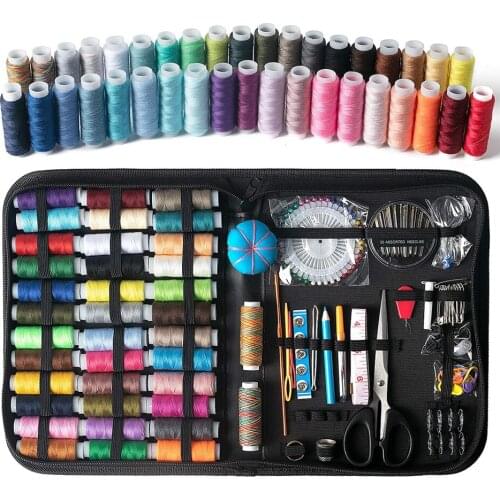183pcs Multi-function Sewing Kits Sewing Thread Spools Storage Bag Box Quilting Craft DIY Sewing Tool Sets for Beginners