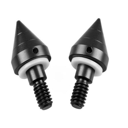 2pcs/lot Car Styling Rear Bumper Anti-hole Protector Collision Aluminum Tail Cone Tuning Parts Sticker For Mercedes benz smart