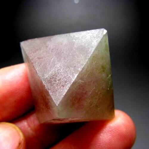 29.6g Perfect! Pink Octahedral Fluorite Crystal - crystals and stones healing Mineral specimen Home Decor feng shui decoration