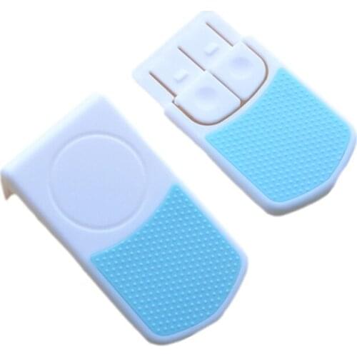 50pc/lot Fashion Super Sticky External Appearance Drawer Refrigerator Lock Rectangular Double Snap Baby Child Safety Locks