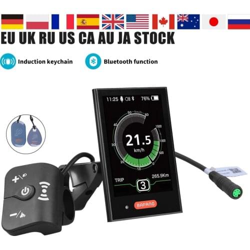 Bafang DPC181 Bluetooth Display with Induction Keychain for BBS01 BBS02 BBSHD Electric Bike Mid Drive Motor Computer Controller