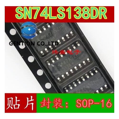 10PCS SN74LS138DR 74 LS138 decoder/demultiplexer SOP16 LS138 in stock 100% new and original