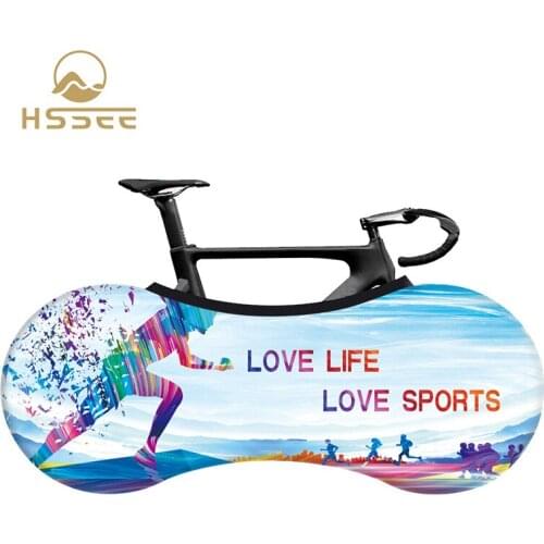HSSEE 2020 Elastic bicycle cover 700C 26"-28" road bike indoor soft and smooth dust cover protective bicycle cover accessories