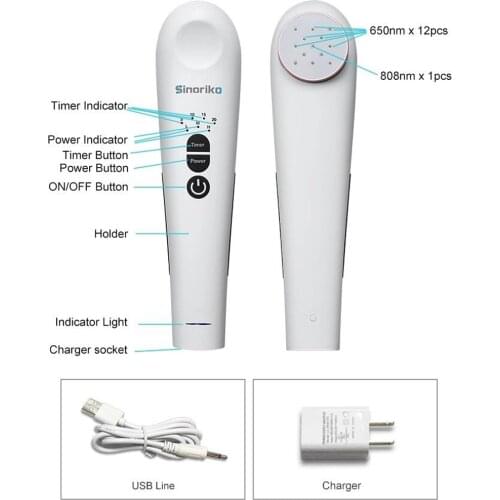 Physical Therapy Home Health Care Arthritis Knee Pain Soft Laser Rehabilitation Therapy Cold Laser Therapy with 808nm And 650nm