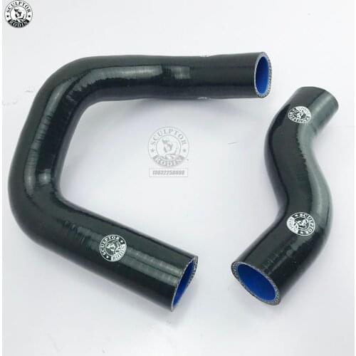 Silicone Radiator Hose Kit For 68-73 NISSAN DATSUN 510 KA24-DE red/blue/black (2PCS)