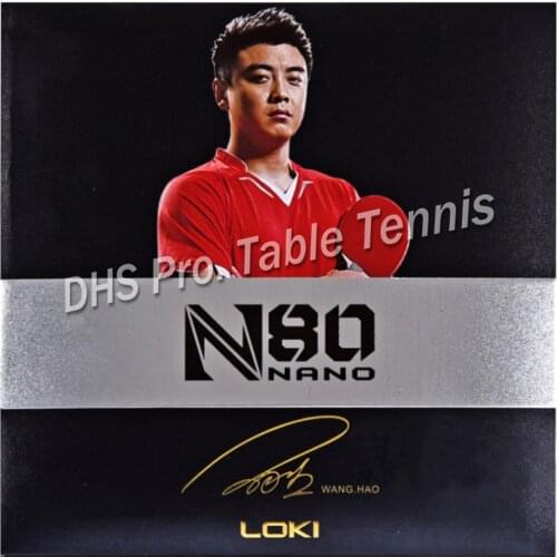 LOKI N80 High-density Yellow Sponge Table Tennis Rubber Pips In High Sticky Strong Spin Ping Pong Rubber for Loop and Control