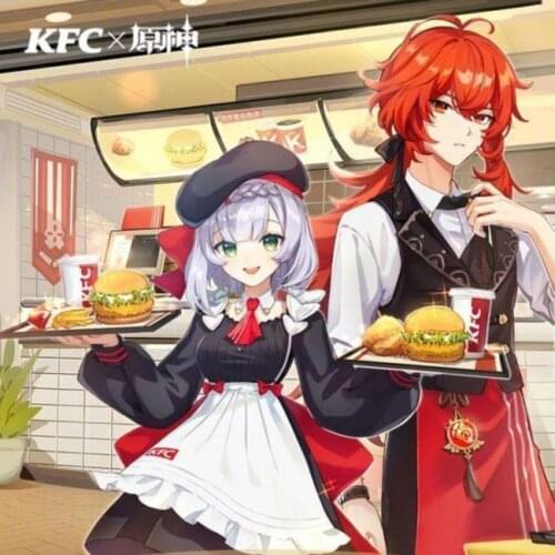 Custom made/size Noelle Genshin Impact Noelle Maid dress Cosplay Costume Maid Dress Noelle Cosplay Costume