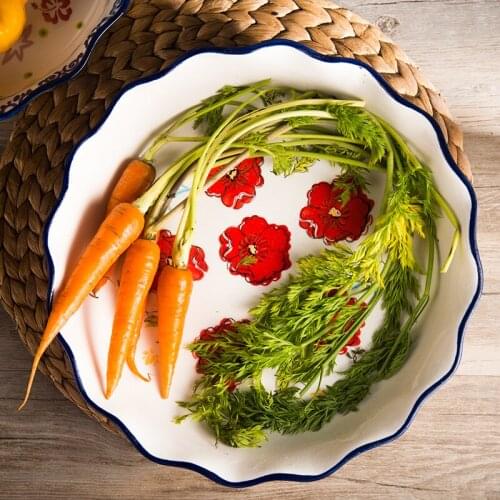 American -style Utensils Ceramic Large Capacity Bowl Soup Bowl Stewed Bowl Fish Dish And Creative Italian Noodle Bowl Free ship