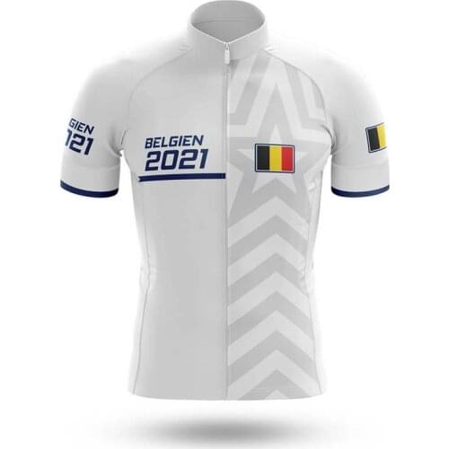 2021 belgium summer cycling jersey man cycling clothing wear mtb clothes road bike jersey bicycle tops fietskleding heren zomer