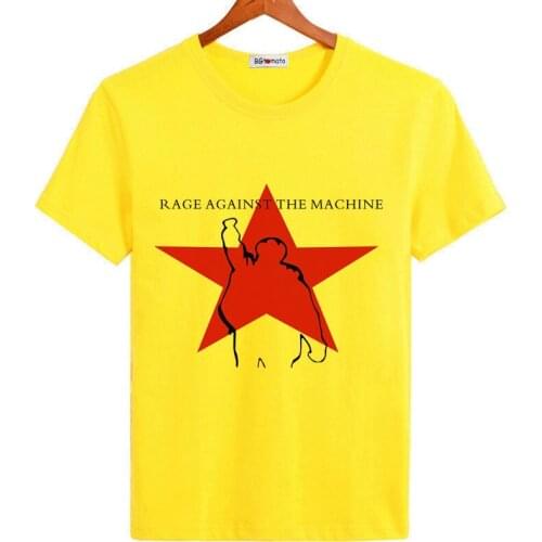 BGtomato red stars cool t-shirt super cool hip hop shirts for men red stars tshirt fashion design summer tops tees