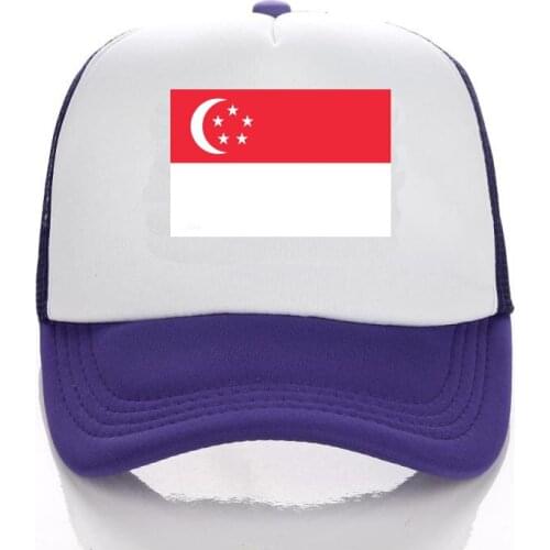 Summer Baseball Cap for Men Women Fashion Casual Snapback Caps Singapore Flag Girl Boy Hats Unisex Visors Sun Hat Hip Hop Gorras