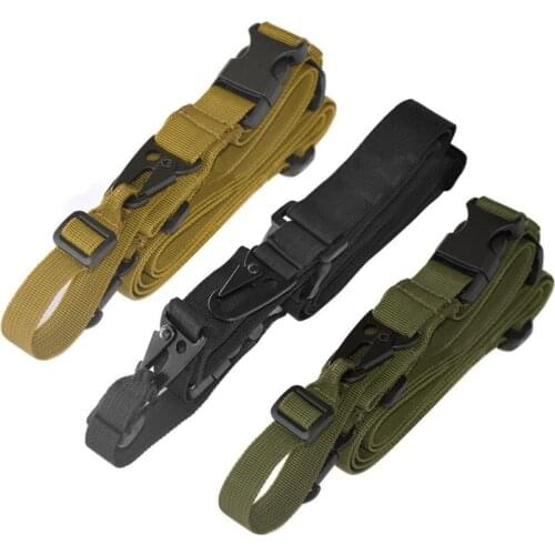 Nylon Tactical 2 Point Gun Sling Shoulder Strap Outdoor Rifle Sling With QD Metal Buckle Shotgun Belt Hunting Gun Accessories