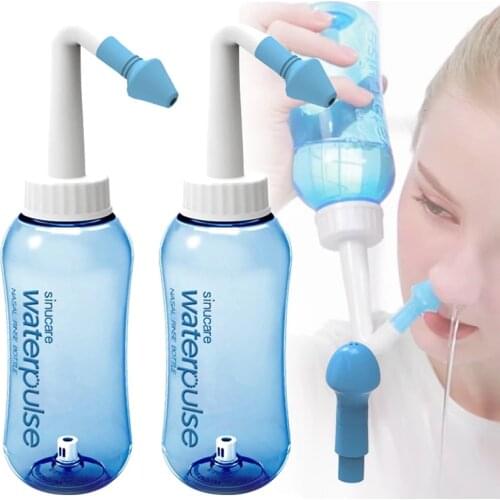 Nasal irrigator Nasal Rinse Bottle Nasal Wash Cleaner Nose Protector Avoid Allergic Rhinitis Adults Children Neti Pot 300ML