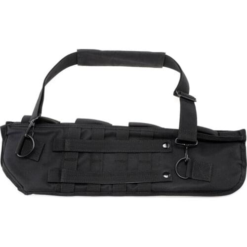 Tactical MOLLE Storage Gun Bag Holster Mens Nylon Shoulder Bag Multifunctional Concealed Hunting Oblique hanging gun bag black