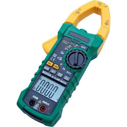 [100% New] AC Clamp Meter MASTECH MS2015A Current tester RMS AutoRange 1000A Multimeter Frequency Capacitance NCV voltage detect