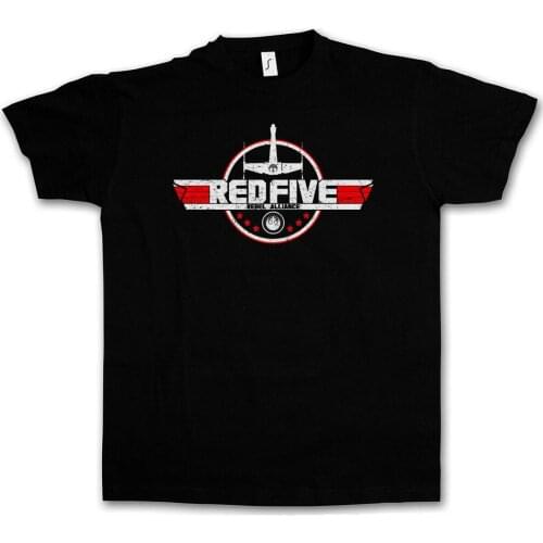 RED FIVE ALLIANCE HOODED SWEATSHIRT T-SHIRT - Luke Darth Star X Rebel Skywalker