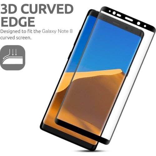 3D Full cover Anti-Explosion Tempered Glass for Samsung Galaxy S8 plus 9H Full Screen protector film for Samsung Note 8 S8 Glass