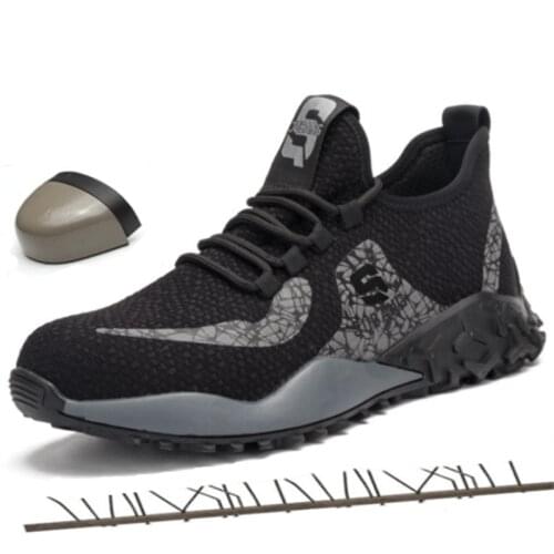 Safety Shoes for Men Boots Anti-slip Anti-smashing Non-slip Soft Bottom Work Indestructible Shoes Designer Chaussure Homme