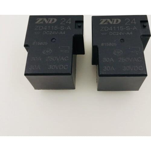 ZD4115-S-A-DC24V-A4 Zhende Relay ZND a Set of Normally Open 4-Pin Replacement SLA-24VDC-SL-A