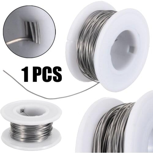1 Roll 0.5mm Diam Cr20Ni80 Resistance Wire for Heater 10M Nichrome Resistance Wires Industry Accessories Resistance Heating Wire