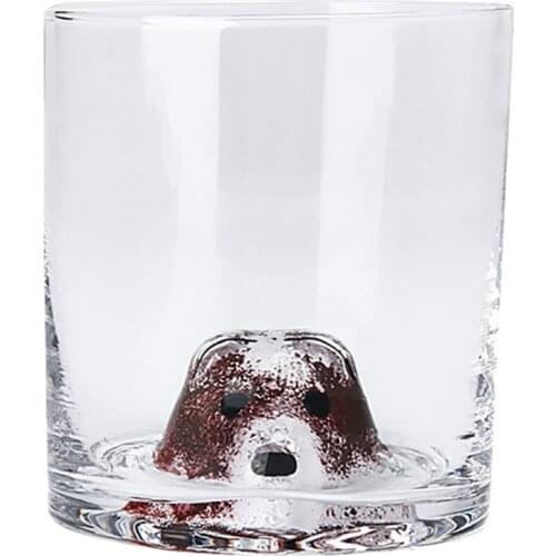 1Pcs 360ML Animal Cup Creative Design Lead-Free Crystal Glass For Drinking Glass Cup As A Gift