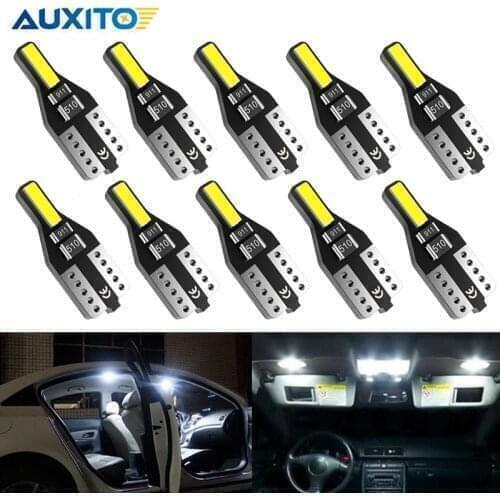 10x W5W T10 LED Interior Car Lights for Peugeot 307 206 207 306 308 406 508 307 406 3008 2008 5008 301 194 168 Auto Led Lamp 12V