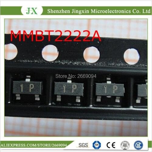 100PCS MMBT2222A MMBT2222 SOT-23 2N2222 SMD NPN Transistor