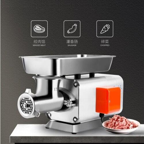 110V 220V Stainless Steel Electric Meat Grinders Home Sausage Stuffer Meat Mincer Commercial Mincer
