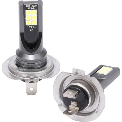 2Pcs H7 LED Headlight 110W 30000LM 6000K Error Free Conversion LED Fog Strip Light Running Auto Bulbs Lamp Car Accessories