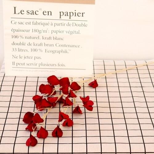 3 forks Simulation Lantern Flower Wedding Party Decor Artificial Silk Fake Flowers Diy Flower Arrangement Home Ornaments