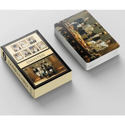 55pcs/set Kpop ENHYPEN Lomo Cards High quality HD Photo Album BORDER : CARNIVAL Cards k-pop ENHYPEN Photocard New postcard