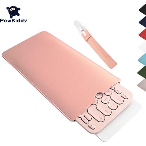 Case For Apple Logitech K380 wireless keyboard Case PU PVC storage Bag for iphone Bluetooth keyboard Case for Logitech K380