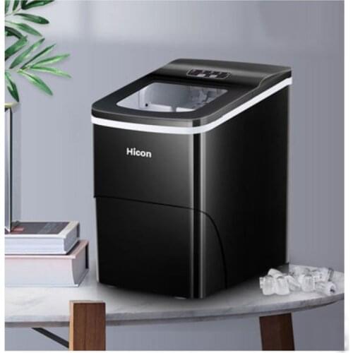 Hicon Electric Ice Maker 15KG/24H Bullet Cylindrical Home Ice Cube Making Machine Countertop For Commercial Small Milk Tea Shop