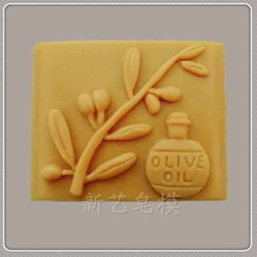 Olive Soap Molds Food Grade Soft Silicone Mold for Natural Soap Making